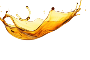 AI generated Oil Drop Splash with Transparent Background. png