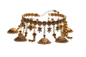 AI generated Anklet with a Transparent Background. png