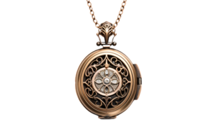 AI generated Locket on Transparent Background. png