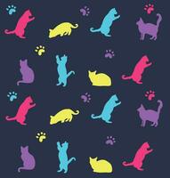 international cat day poster vector illustration