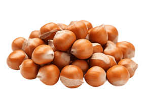 AI generated Hazelnut on Transparent Background. AI png