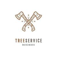 Tree Service Icon Logo Design Template vector