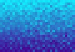 Blue mosaic pattern. Pixel color gradient. Vector illustration for your design project.
