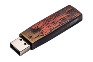AI generated USB Flash Drive on Transparent Background. AI png