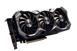 AI generated Graphics Card on Transparent Background. AI png