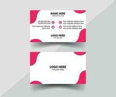 Business card Template vector