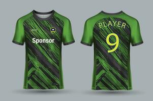 vector fútbol jersey modelo deporte t camisa diseño