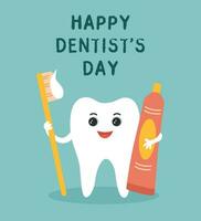 International dentists day background vector