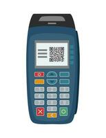 Payment  terminal isolated vector