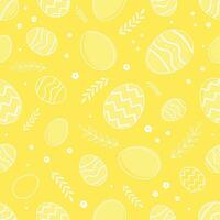 Simple Easter pattern vector