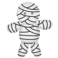 mummy cartoon illustration, vector illustration, png