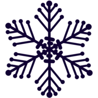 copo de nieve clipart -png elemento png