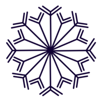 snowflake clipart -png element png