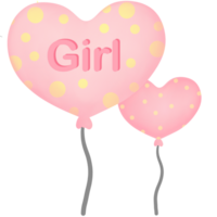 Mädchen Ballon Clip Art png