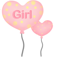 fille ballon clipart png