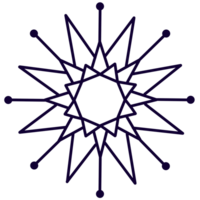 snowflake clipart -png element png