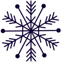 copo de nieve clipart -png elemento png