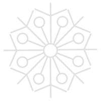 flocon de neige clipart -png élément png