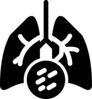 Lung Cancer Creative Icon Design vector