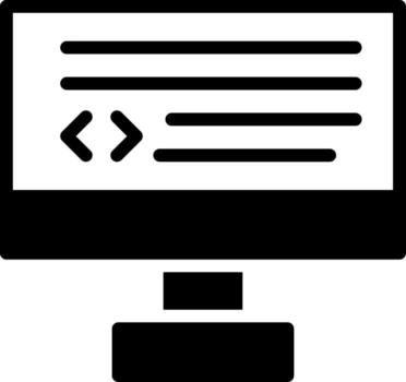 Coding Creative Icon Design vector