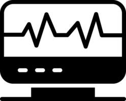 electrocardiograma creativo icono diseño vector