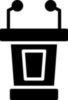 Lectern Creative Icon Design vector