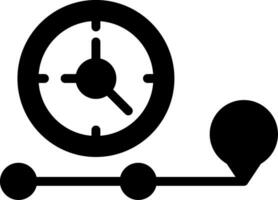 Time Line Creative Icon Design vector