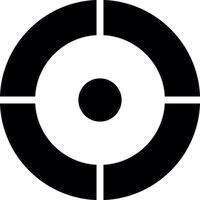 Target Creative Icon Design vector