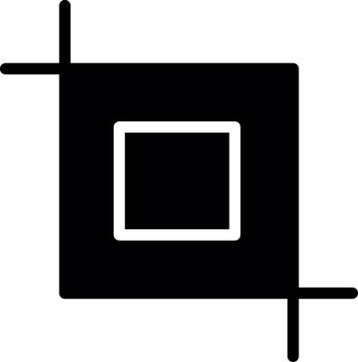 Crop Creative Icon Design
