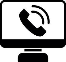 Phone Call Creative Icon Design vector