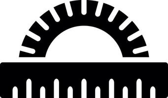 Protractor Creative Icon Design vector