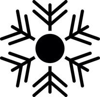 diseño de icono creativo de copo de nieve vector