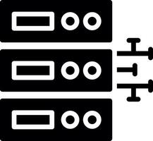 diseño de icono creativo de base de datos vector