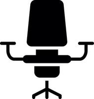 Desk Chair Creative Icon Design vector