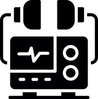 Defibrillator Creative Icon Design vector