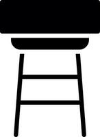 Stool Creative Icon Design vector