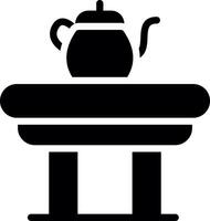 diseño de icono creativo de mesa de café vector