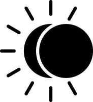 Eclipse Creative Icon Design vector