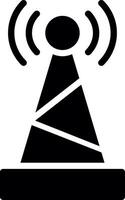 diseño de icono creativo de antena vector