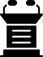 Lectern Creative Icon Design vector