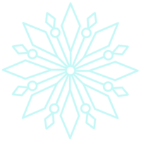 snowflake clipart -png element png