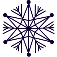 floco de neve clipart -png elemento png