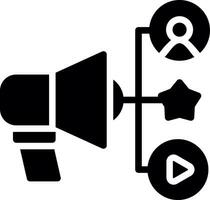 Advertising Creative Icon Design vector