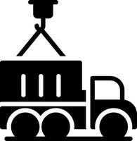 diseño de icono creativo de camión contenedor vector