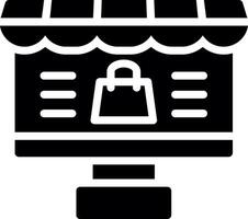 Online Shopping Creative Icon Design vector