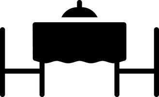 Valentines Table Creative Icon Design vector