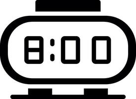 Digital Clock Creative Icon Design vector