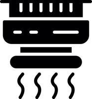 Smoke Detector Creative Icon Design vector