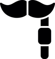 diseño de icono creativo de bigote vector