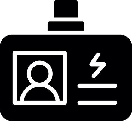 License Creative Icon Design